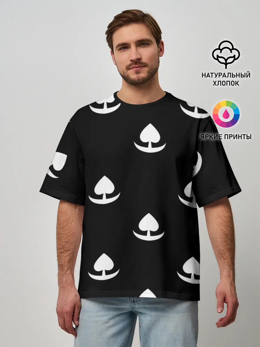 Мужская футболка оверсайз / КОСТЮМ ХЯККИМАРУ | ДОРОРО