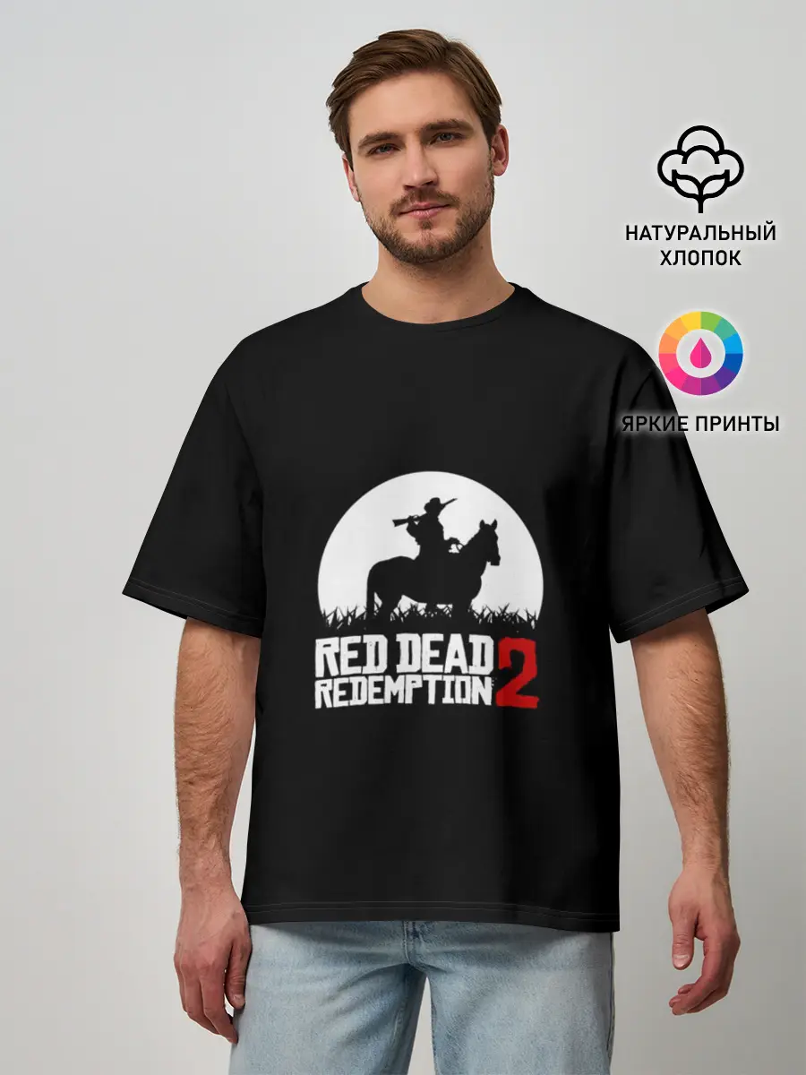 Мужская футболка оверсайз / RED DEAD REDEMPTION