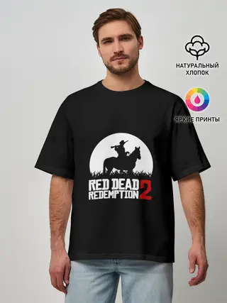 Мужская футболка оверсайз / RED DEAD REDEMPTION