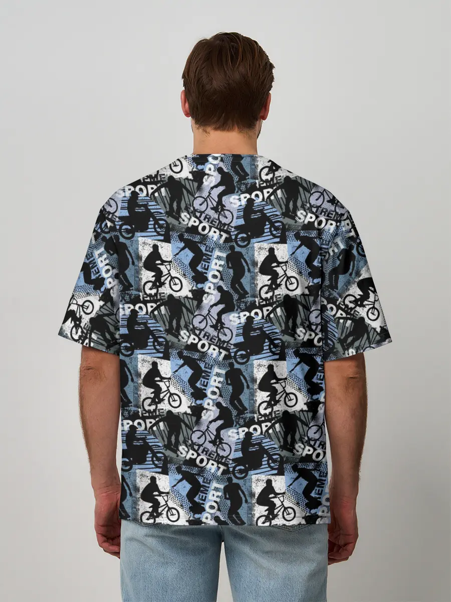 Мужская футболка оверсайз / SPORT