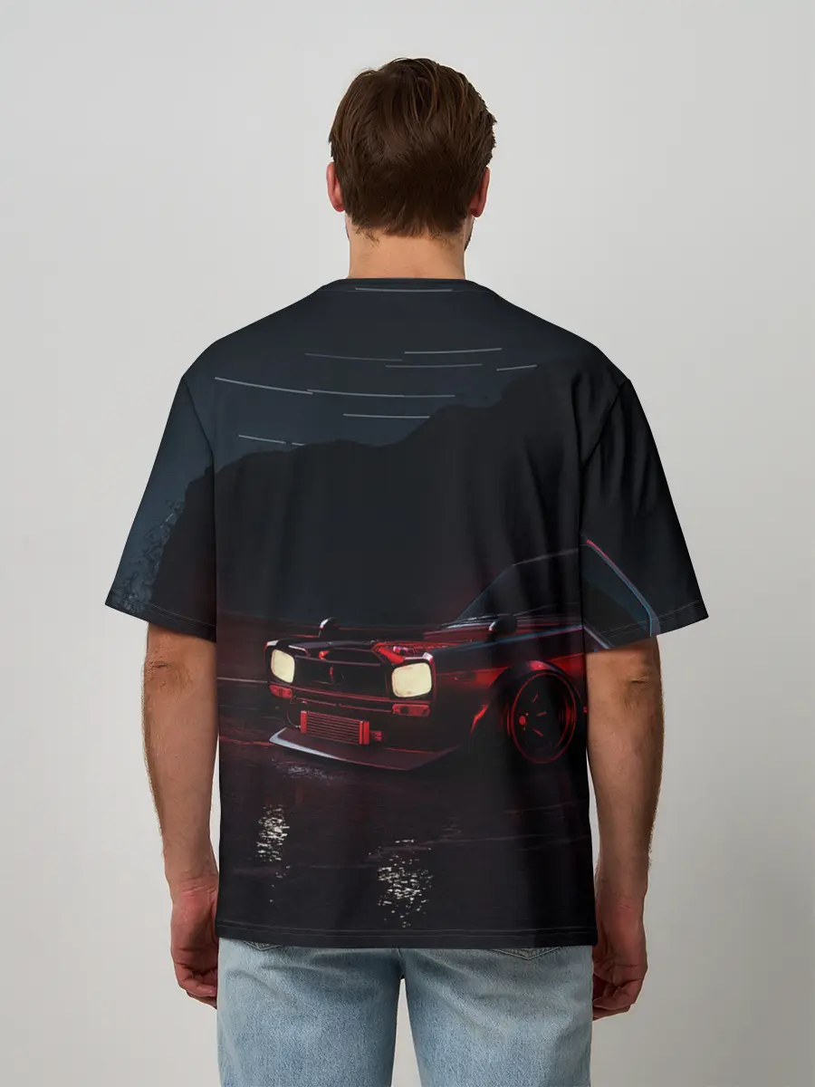 Мужская футболка оверсайз / NISSAN | НИССАН