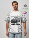 Мужская футболка оверсайз / MERCEDES | BRABUS