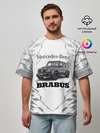 Мужская футболка оверсайз / MERCEDES | BRABUS