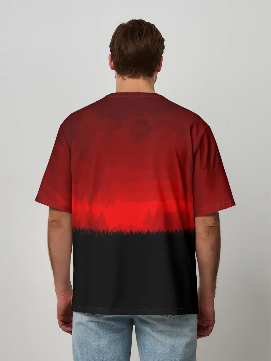 Мужская футболка оверсайз / RDR 2