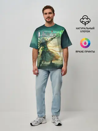 Мужская футболка оверсайз / Heroes of Might and Magic