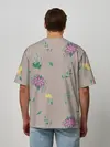 Мужская футболка оверсайз / Цветочная эстетика