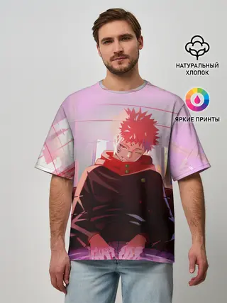 Мужская футболка оверсайз / JUJUTSU KAISEN | МАГИЧЕСКАЯ БИ