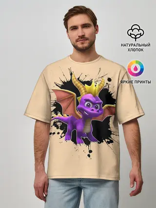 Мужская футболка оверсайз / Spyro