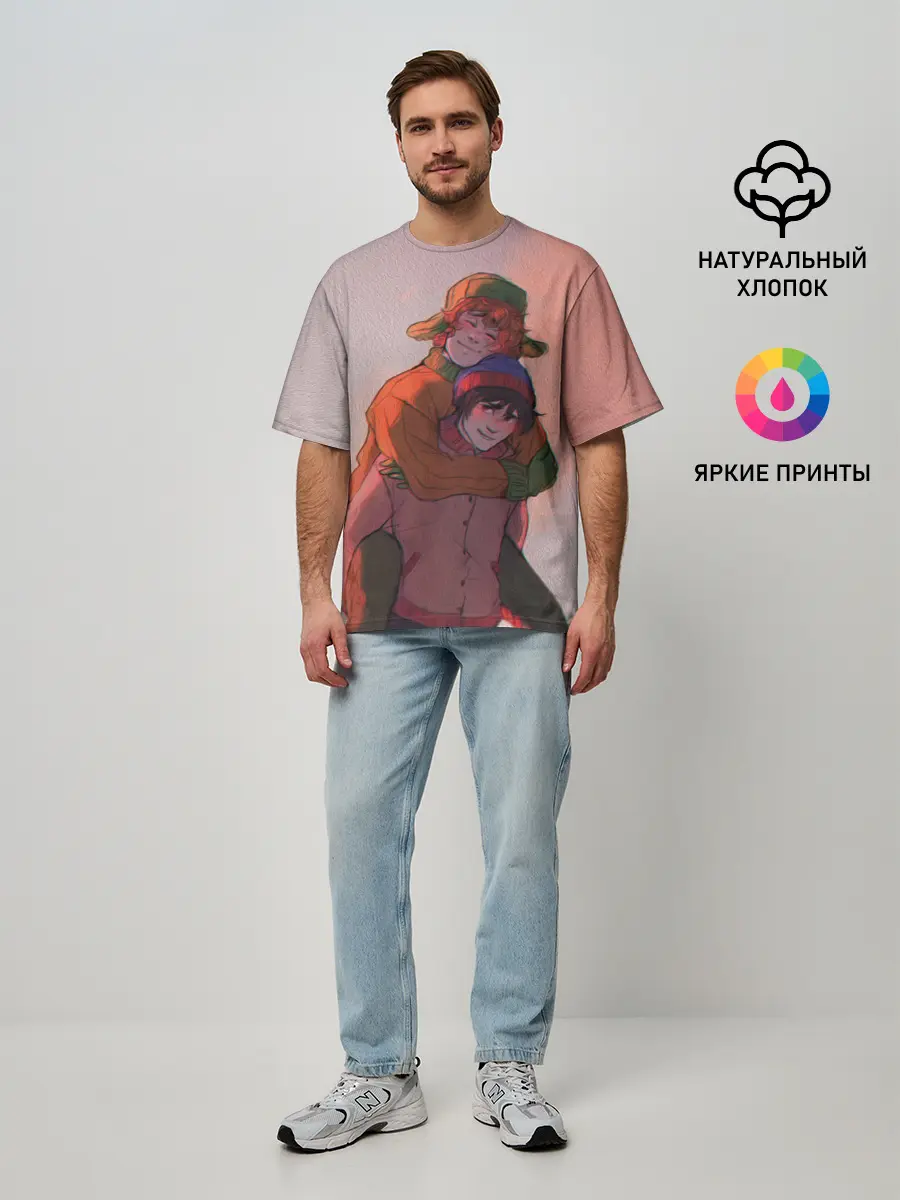 Мужская футболка оверсайз / SOUTH PARK