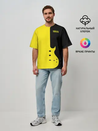 Мужская футболка оверсайз / Nirvana