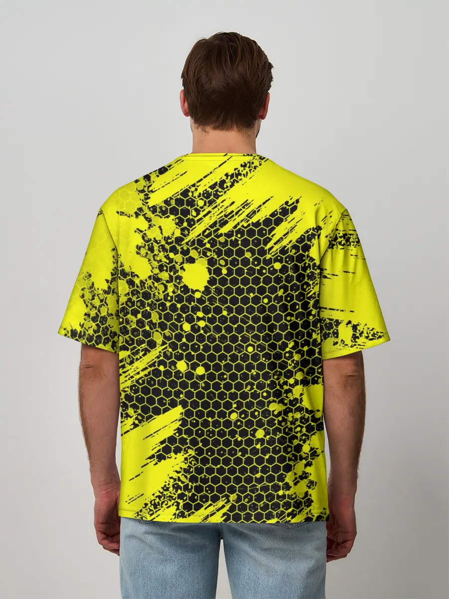 Мужская футболка оверсайз / Pikachu Pika Pika