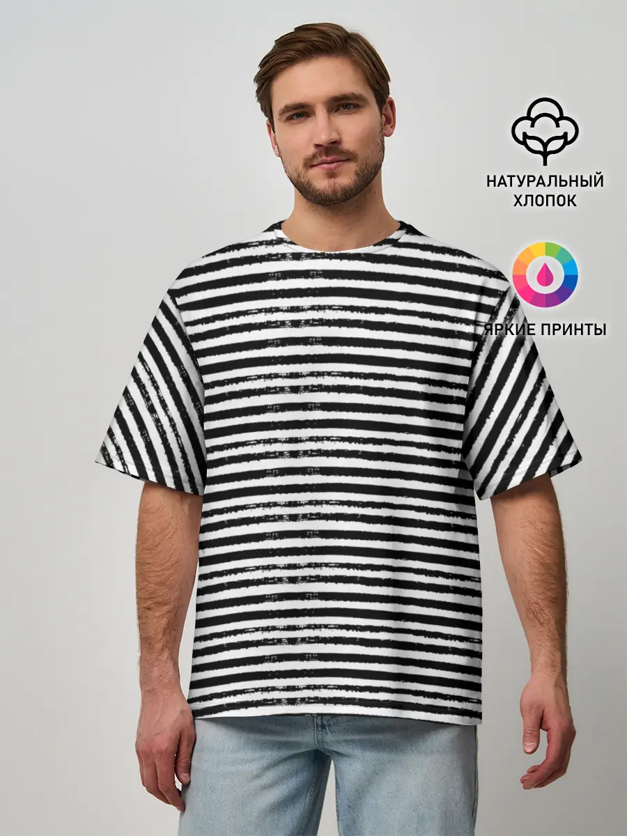 Мужская футболка оверсайз / OLD BOY