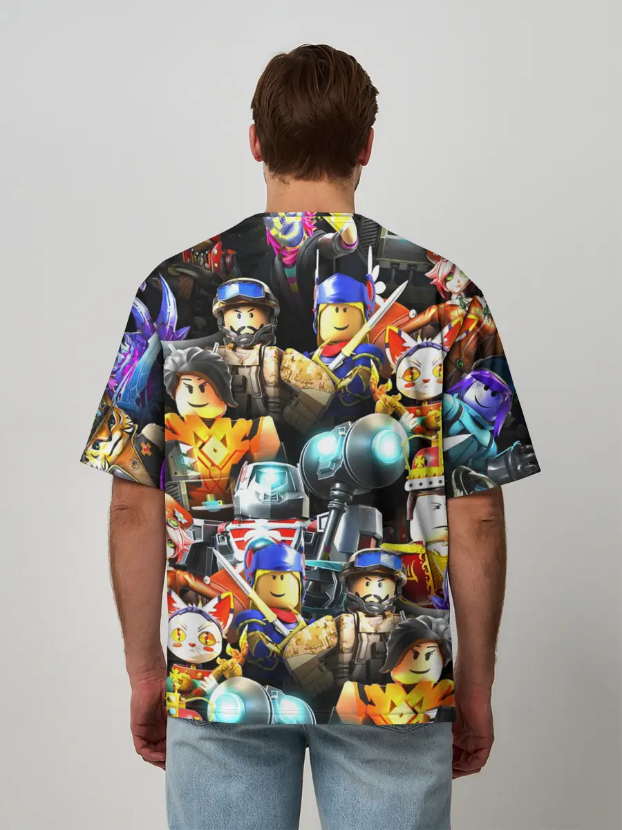 Мужская футболка оверсайз / ROBLOX