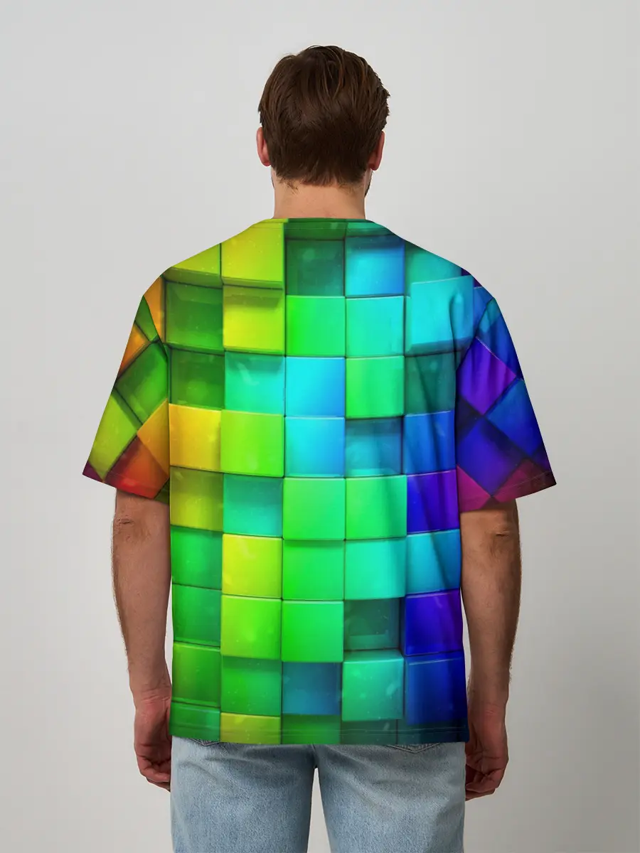 Мужская футболка оверсайз / Minecraft / Майнкрафт