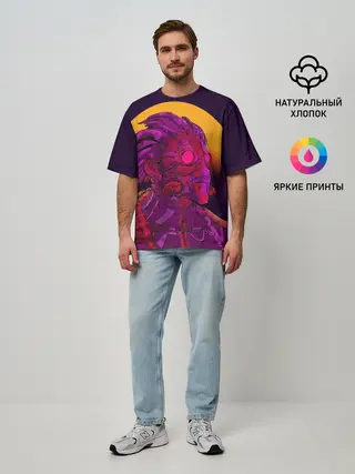 Мужская футболка оверсайз / Cyberpunk 2077 | Cyberware