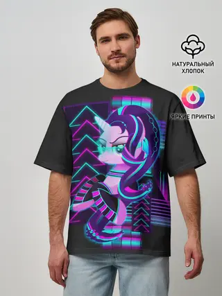 Мужская футболка оверсайз / Мой маленький пони