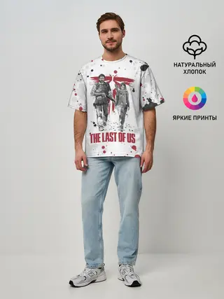 Мужская футболка оверсайз / The Last of Us
