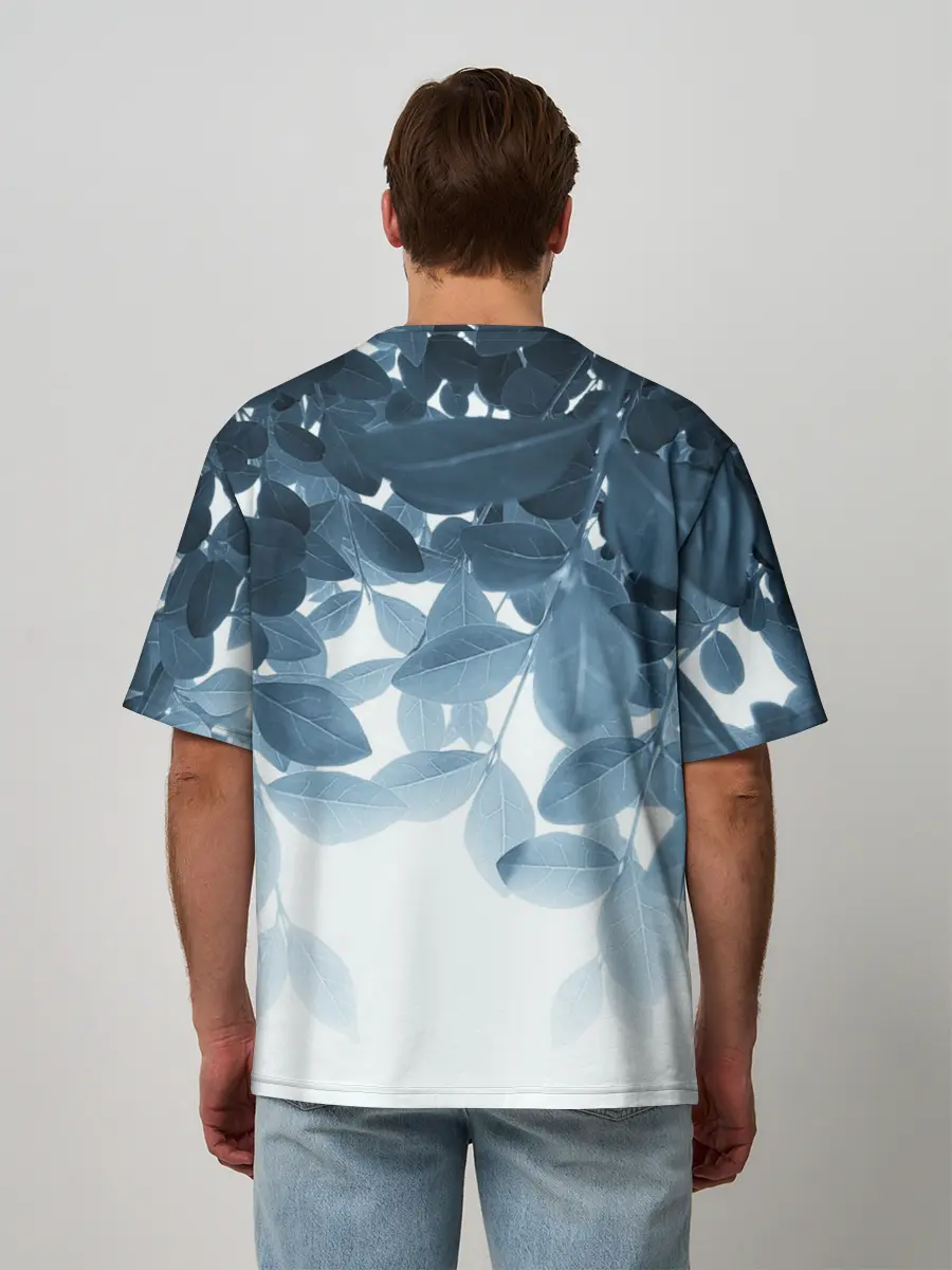 Мужская футболка оверсайз / Тропики