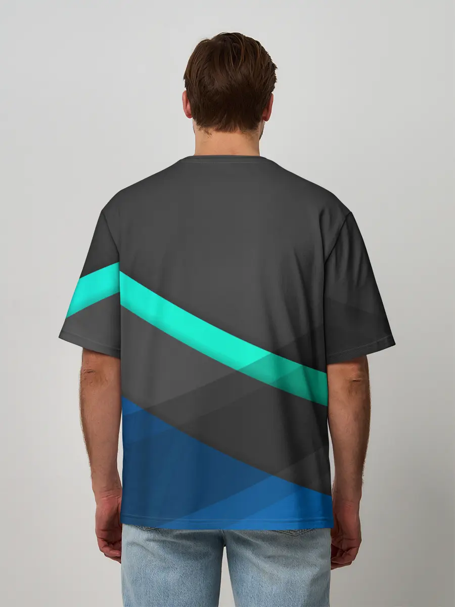 Мужская футболка оверсайз / PEACE | ПИС | МИР