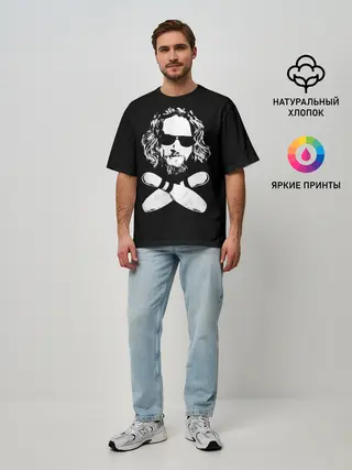 Мужская футболка оверсайз / Большой Лебовски