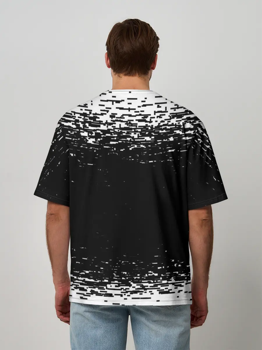 Мужская футболка оверсайз / ДДТ ЛОГО | DDT LOGO