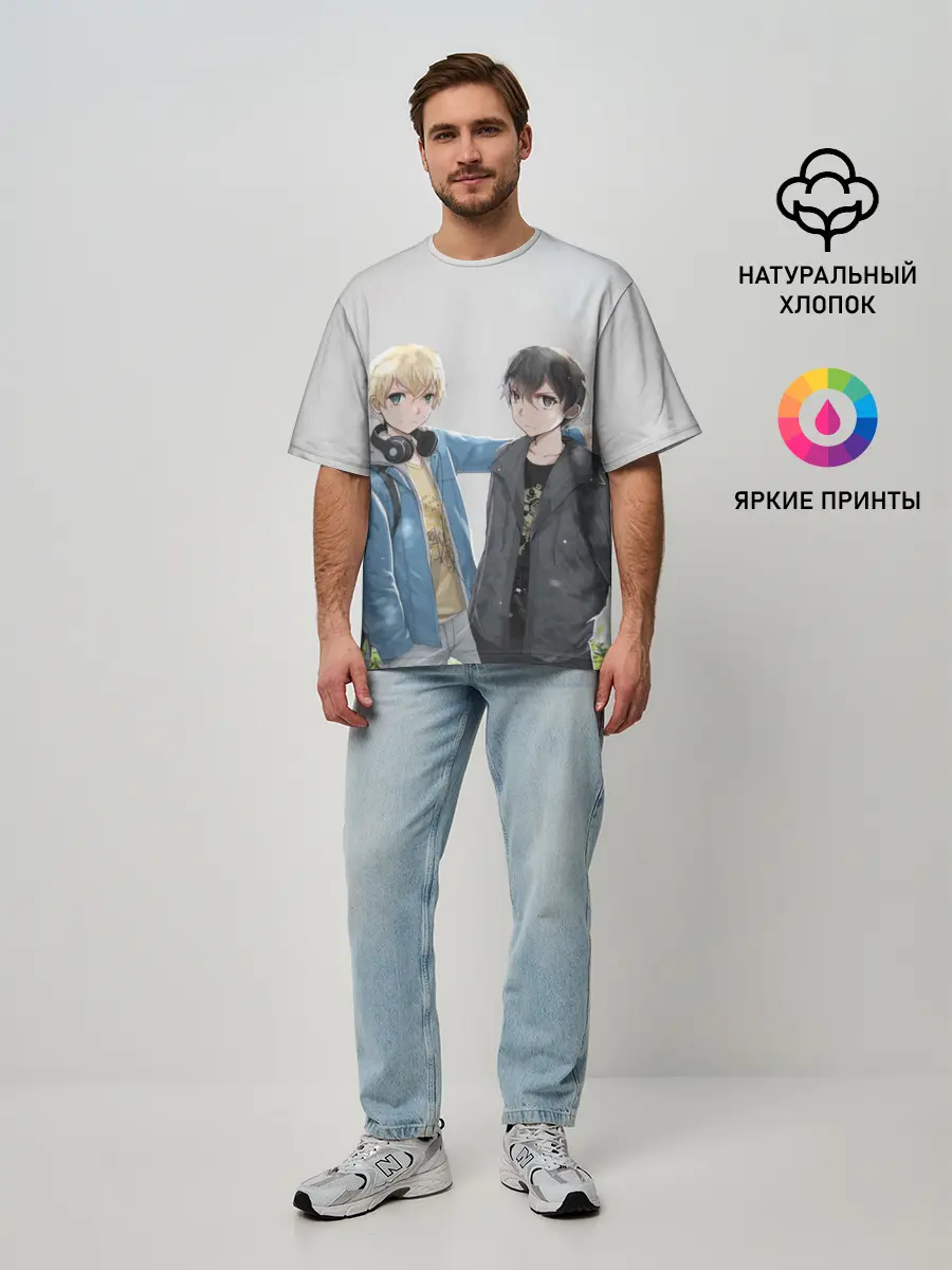 Мужская футболка оверсайз / Алисизация САО