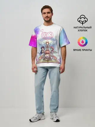 Мужская футболка оверсайз / Doki Doki | Доки Доки