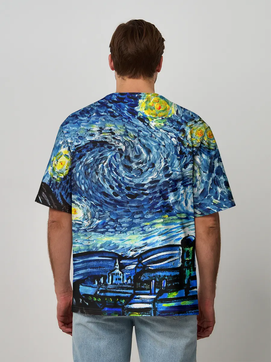 Мужская футболка оверсайз / ВАНГОГ