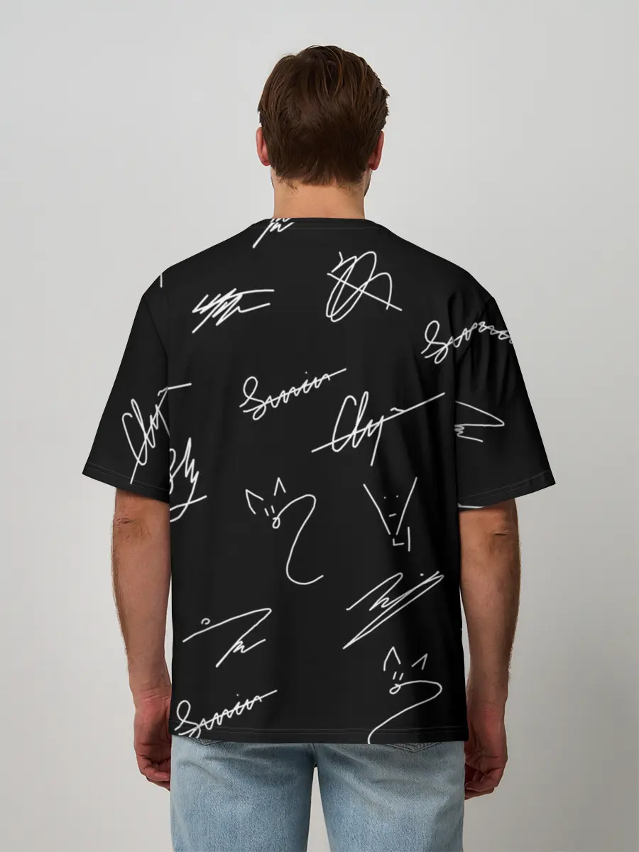Мужская футболка оверсайз / STRAY KIDS