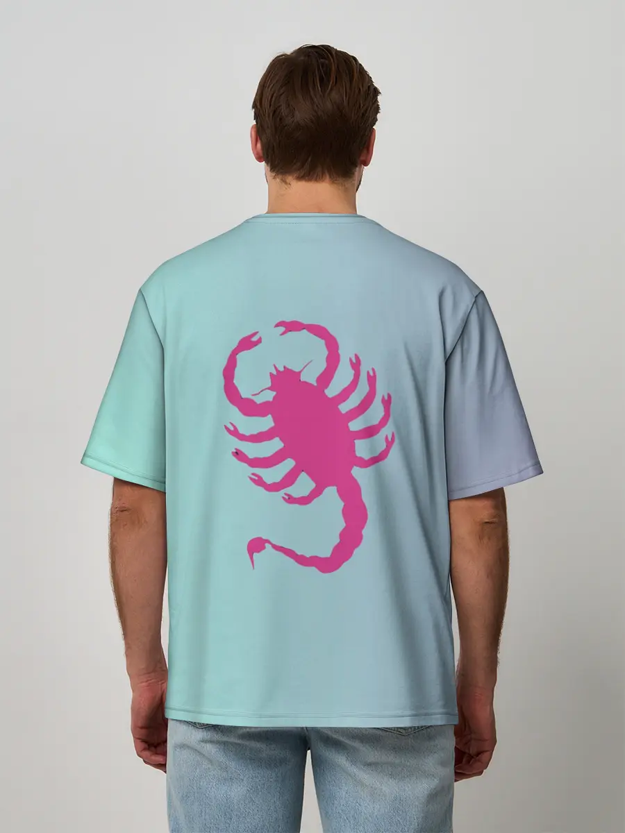 Мужская футболка оверсайз / В стиле Drive