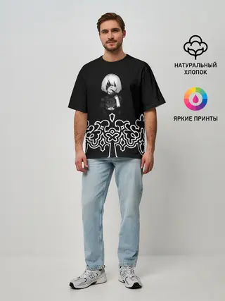 Мужская футболка оверсайз / NieR Automata