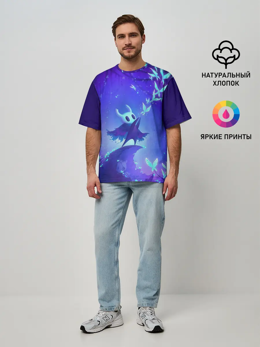 Мужская футболка оверсайз / Hollow Knight