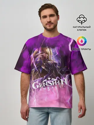 Мужская футболка оверсайз / Genshin Impact | Геншин Импакт
