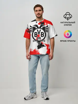 Мужская футболка оверсайз / FC Borussia