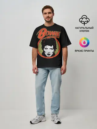 Мужская футболка оверсайз / Дэвид Боуи
