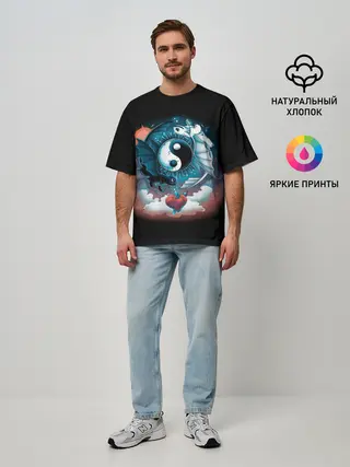 Мужская футболка оверсайз / Фурии