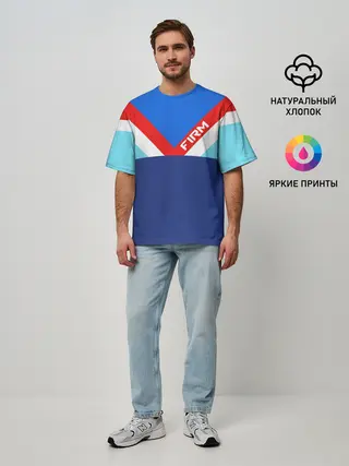 Мужская футболка оверсайз / Стиль 90 х