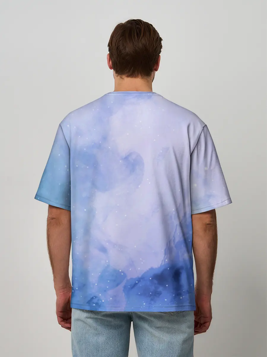 Мужская футболка оверсайз / ночная фурия