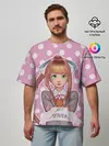Мужская футболка оверсайз / Monika Pop Art
