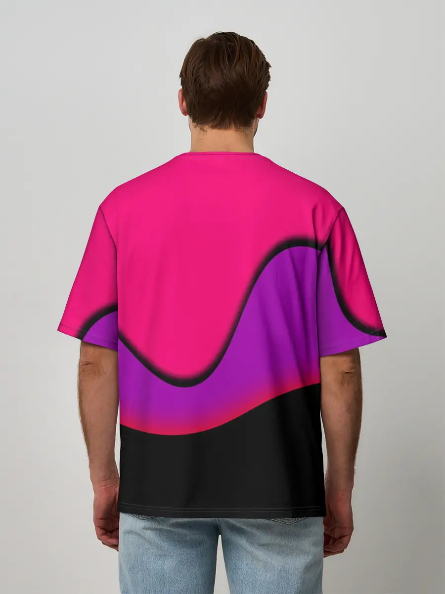 Мужская футболка оверсайз / Hazbin Hotel