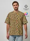 Мужская футболка оверсайз / STRANGER THINGS PATTERN