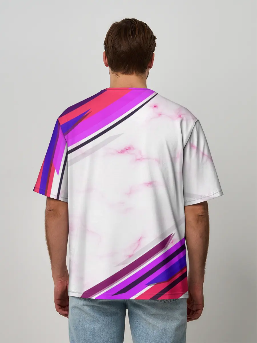 Мужская футболка оверсайз / Barcelona