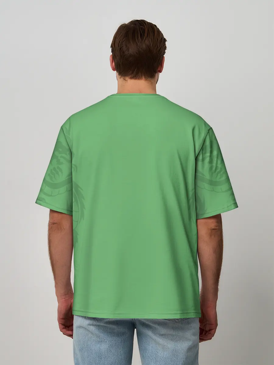 Мужская футболка оверсайз / ЯПОНСКИЙ КОТ | JAPANESE CAT