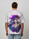 Мужская футболка оверсайз / KDA Akali