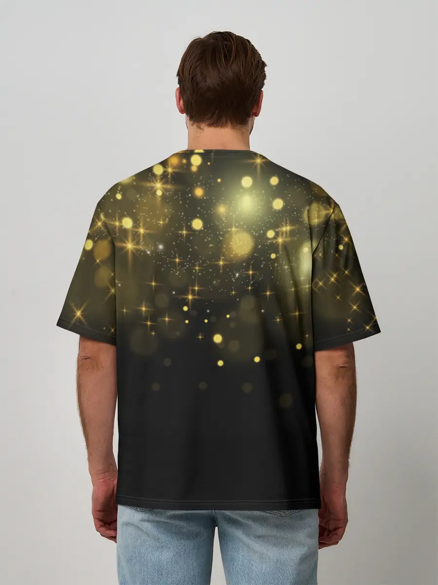 Мужская футболка оверсайз / Губы