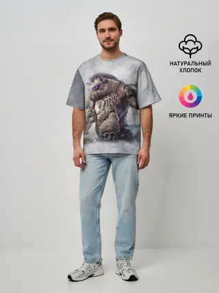 Мужская футболка оверсайз / БИБОП | BIBOP | TNT