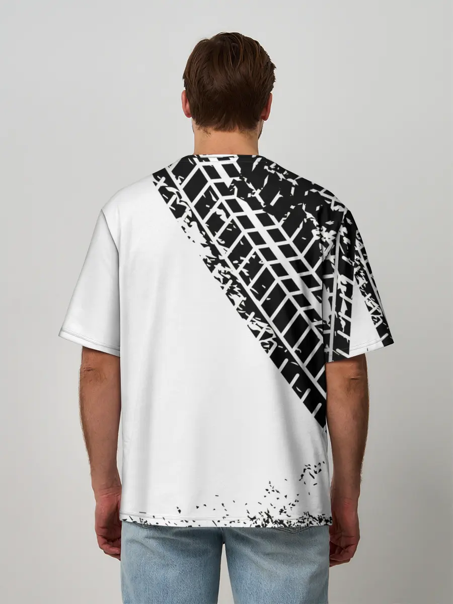 Мужская футболка оверсайз / PORSCHE