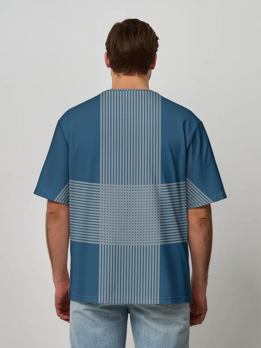 Мужская футболка оверсайз / Space X