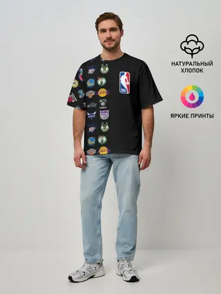 Мужская футболка оверсайз / NBA