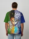 Мужская футболка оверсайз / Киллуа золдик и Гон хантер